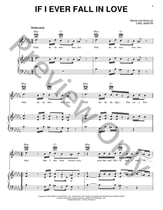 If I Ever Fall In Love piano sheet music cover